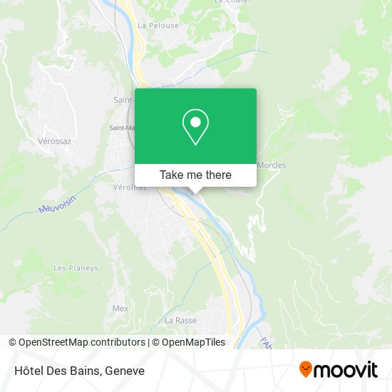 Hôtel Des Bains map