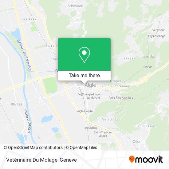 Vétérinaire Du Molage map