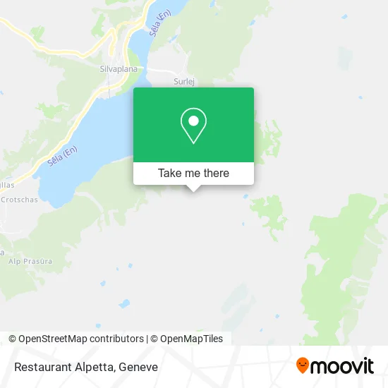 Restaurant Alpetta map