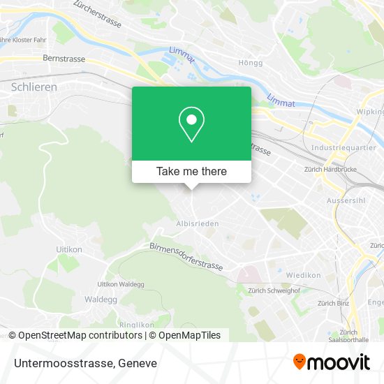 Untermoosstrasse map