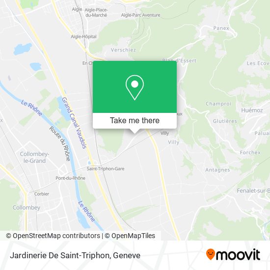 Jardinerie De Saint-Triphon map
