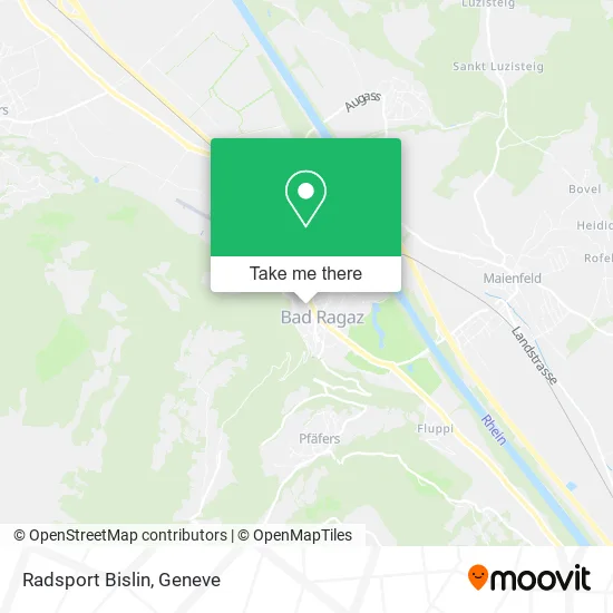 Radsport Bislin map