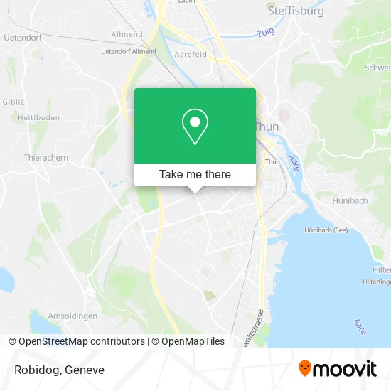 Robidog map