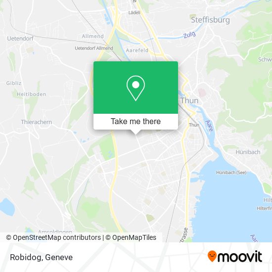 Robidog map