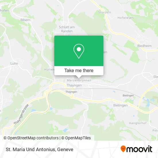 St. Maria Und Antonius map