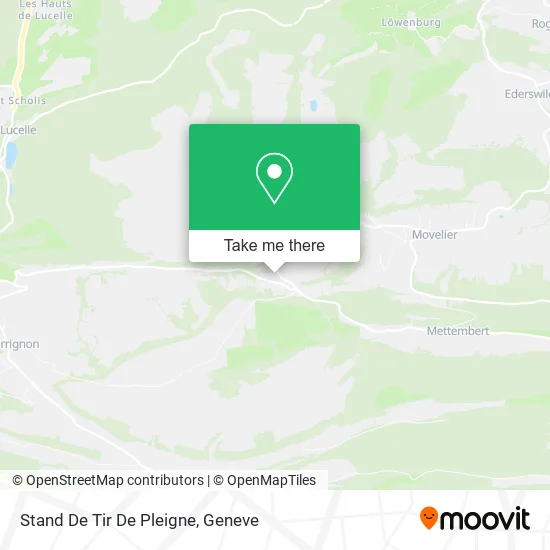 Stand De Tir De Pleigne map