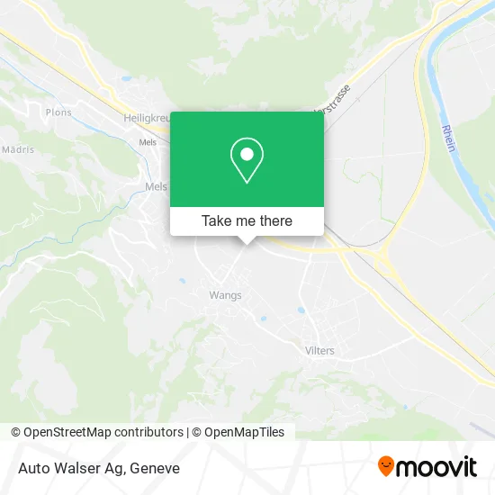 Auto Walser Ag map