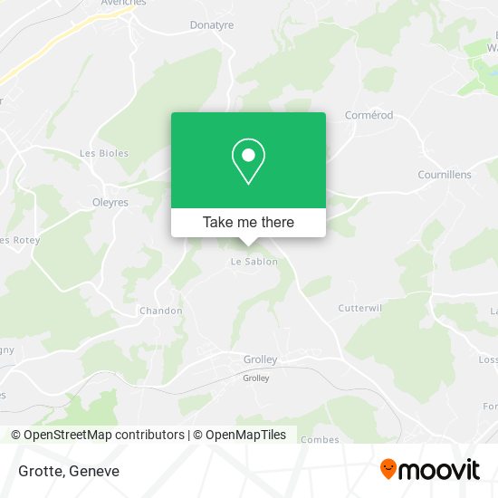 Grotte map