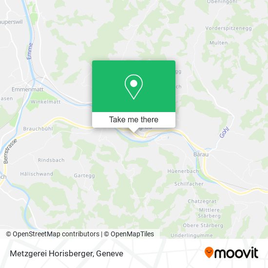 Metzgerei Horisberger map