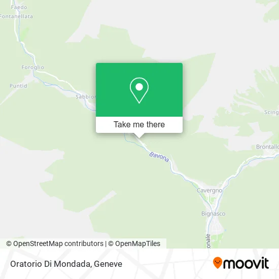 Oratorio Di Mondada map