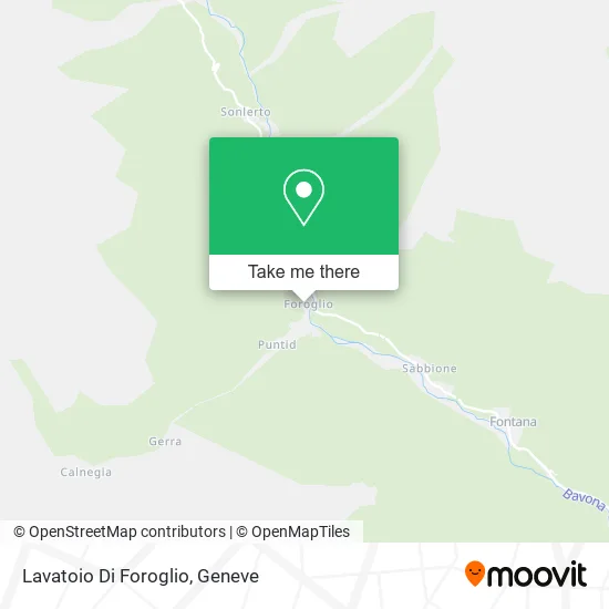 Lavatoio Di Foroglio map