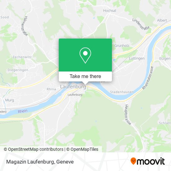 Magazin Laufenburg map