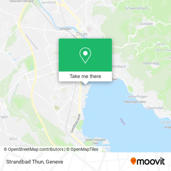 Strandbad Thun plan