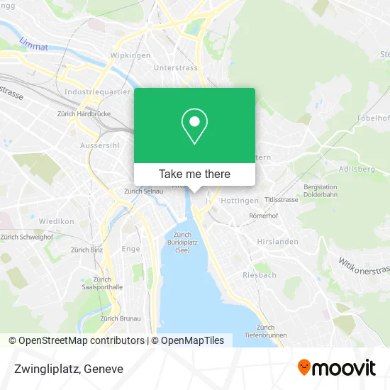 Zwingliplatz map