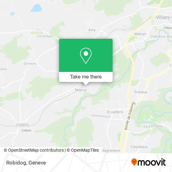 Robidog map