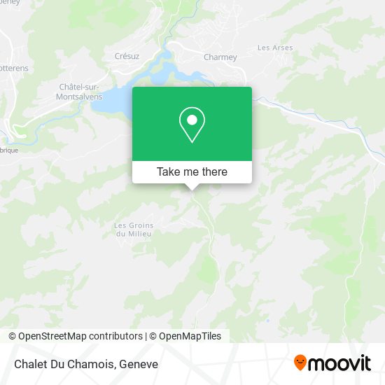 Chalet Du Chamois map