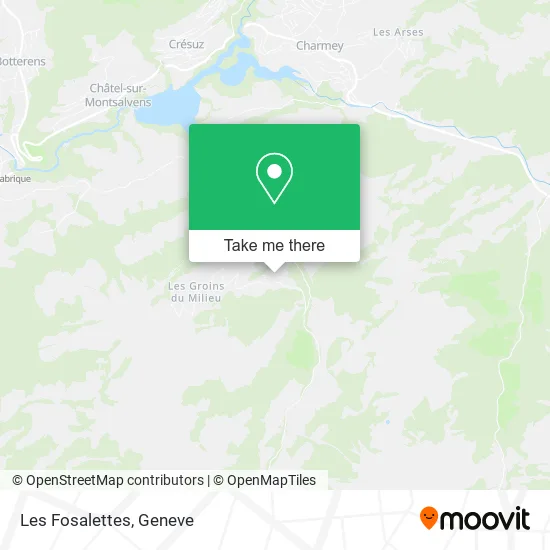 Les Fosalettes map