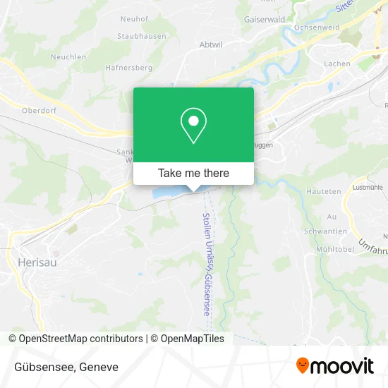 Gübsensee map