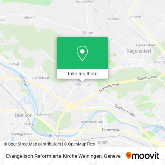 Evangelisch-Reformierte Kirche Weiningen plan