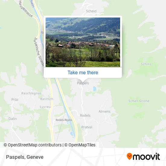 Paspels map