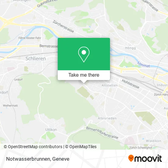 Notwasserbrunnen map