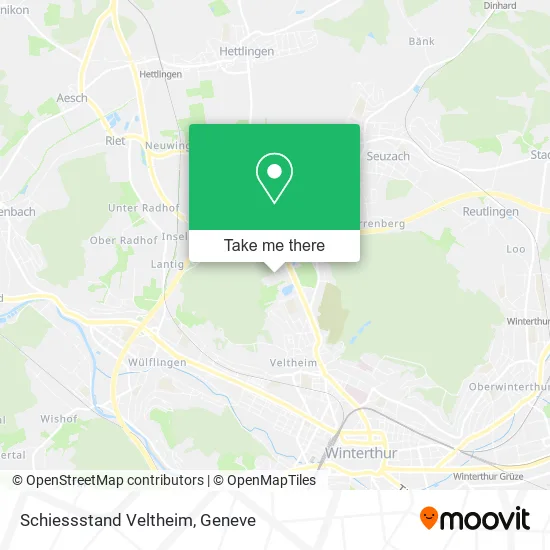 Schiessstand Veltheim map
