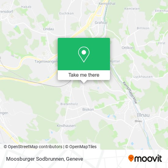 Moosburger Sodbrunnen map