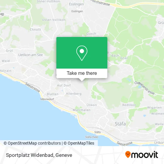 Sportplatz Widenbad map