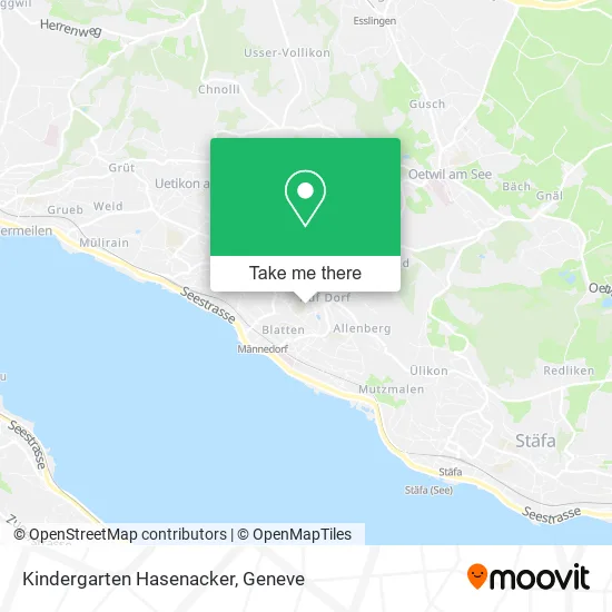 Kindergarten Hasenacker map