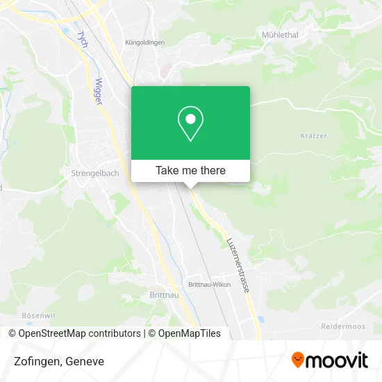 Zofingen map
