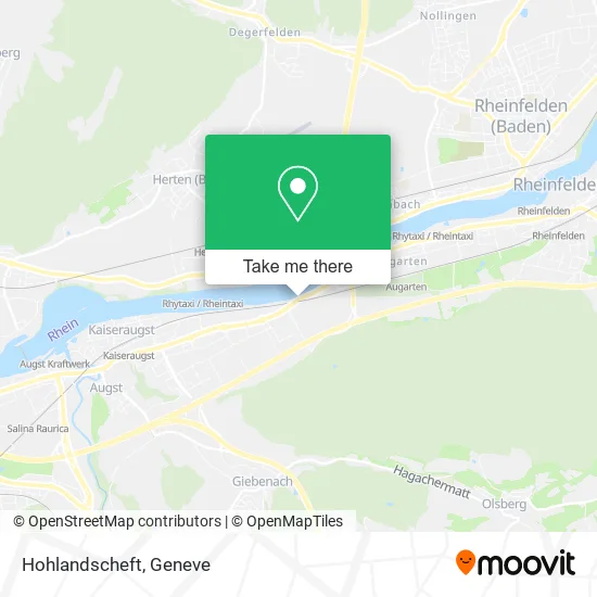 Hohlandscheft map