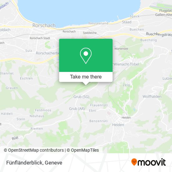 Fünfländerblick map