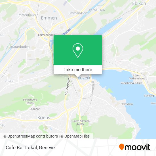 Café Bar Lokal map