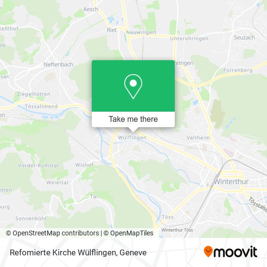 Refomierte Kirche Wülflingen map