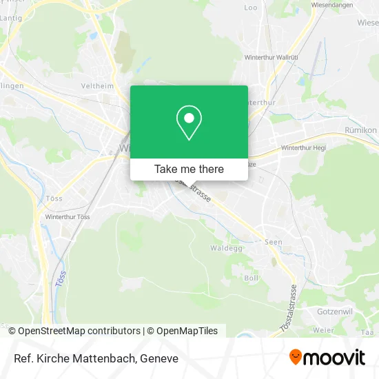 Ref. Kirche Mattenbach map