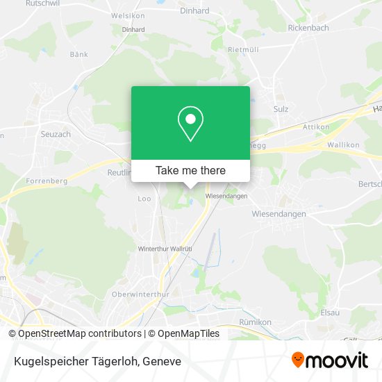 Kugelspeicher Tägerloh map