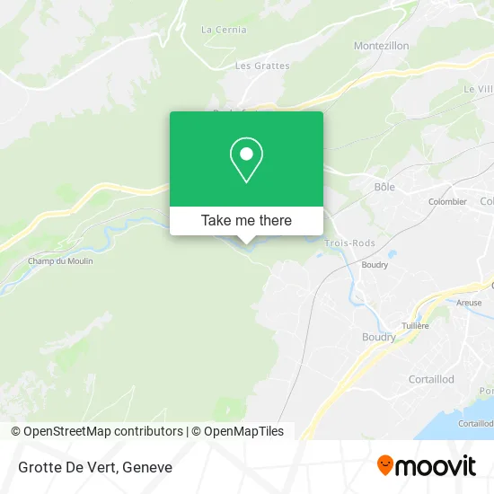 Grotte De Vert map