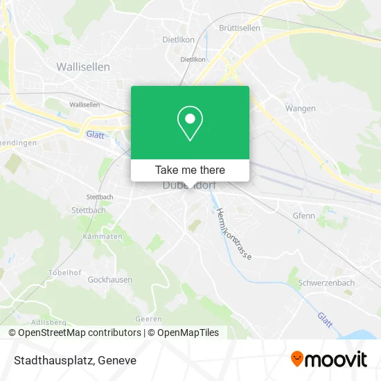 Stadthausplatz map