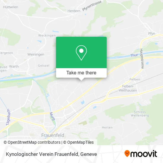 Kynologischer Verein Frauenfeld map