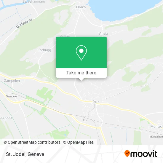 St. Jodel map