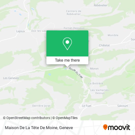 Maison De La Tête De Moine map