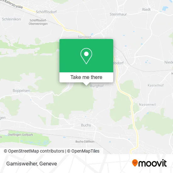 Gamisweiher map
