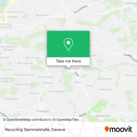 Recycling Sammelstelle map