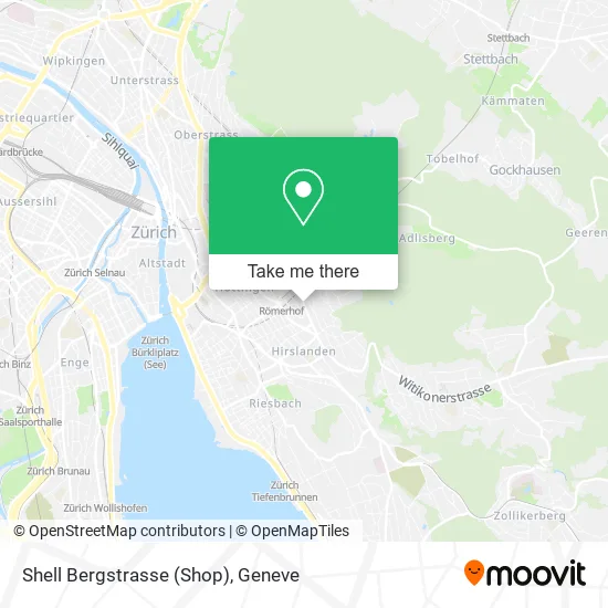 Shell Bergstrasse (Shop) map