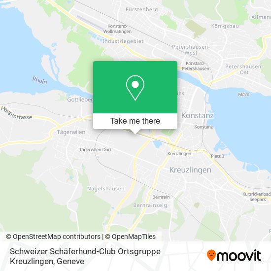 Schweizer Schäferhund-Club Ortsgruppe Kreuzlingen map