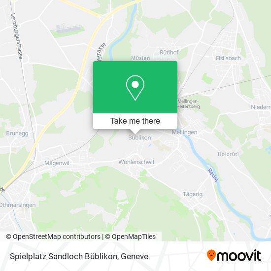 Spielplatz Sandloch Büblikon map