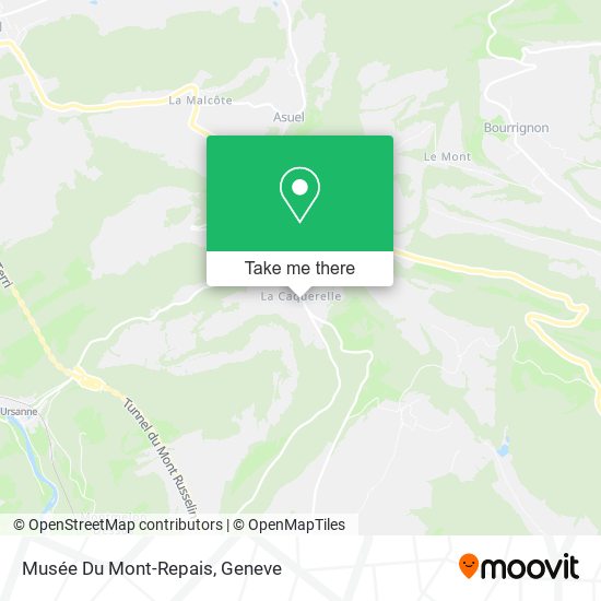 Musée Du Mont-Repais map