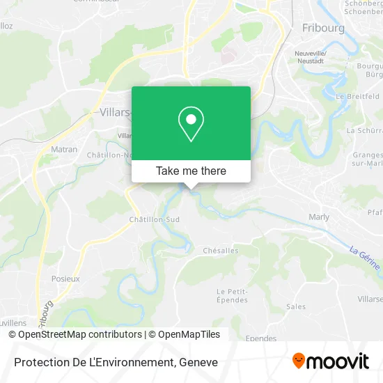 Protection De L'Environnement map