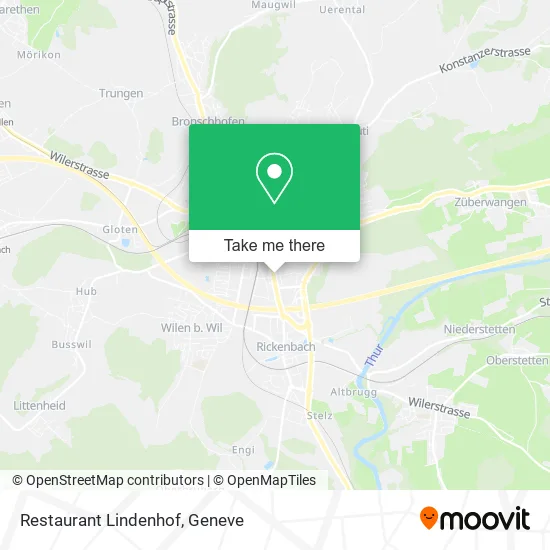 Restaurant Lindenhof map