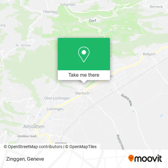Zinggen map